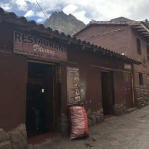 Pitusiray family restaurant for breakfast, lunch, and dinner in Pisac, Peru