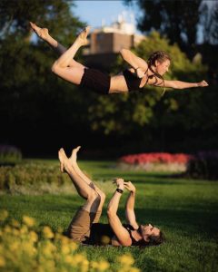 Alexa Rae Wilde Acro Yoga Flying