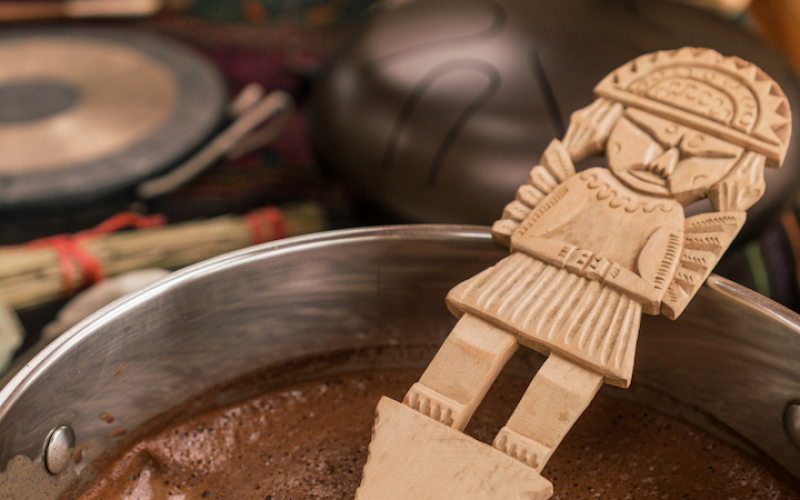 Cacao Ceremony Serving Spoon