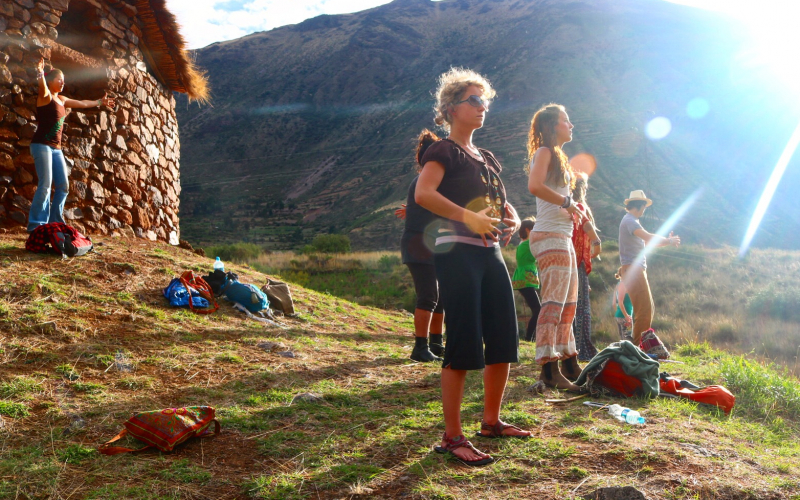 Peru Yoga Retreat practice