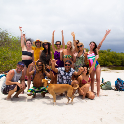 Sayulita Yoga Surfing Group Photo