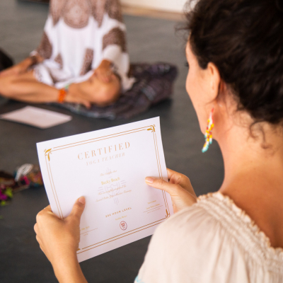 Yoga Course Graduation Certificate
